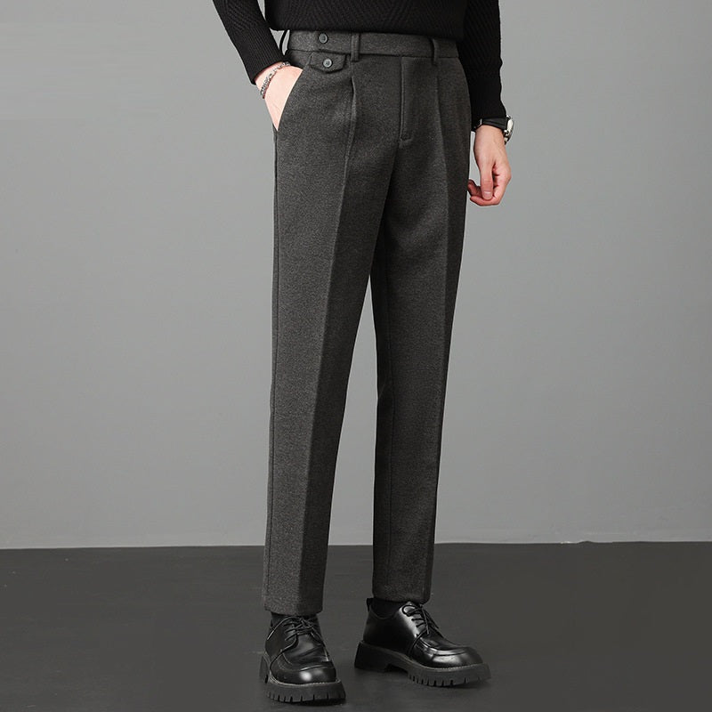 Alfred | Men's Pleated Straight Leg Dress Pants