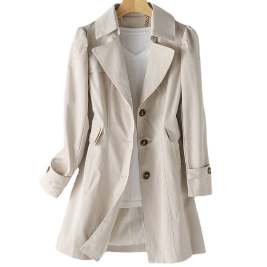 Alison | Women's Double-Breasted Long Trench Coat