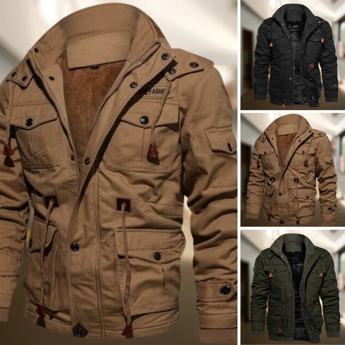 Anthony | Men's Hooded Military Jacket