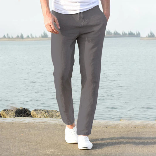 Blake | Men's Drawstring Straight Leg Casual Pants