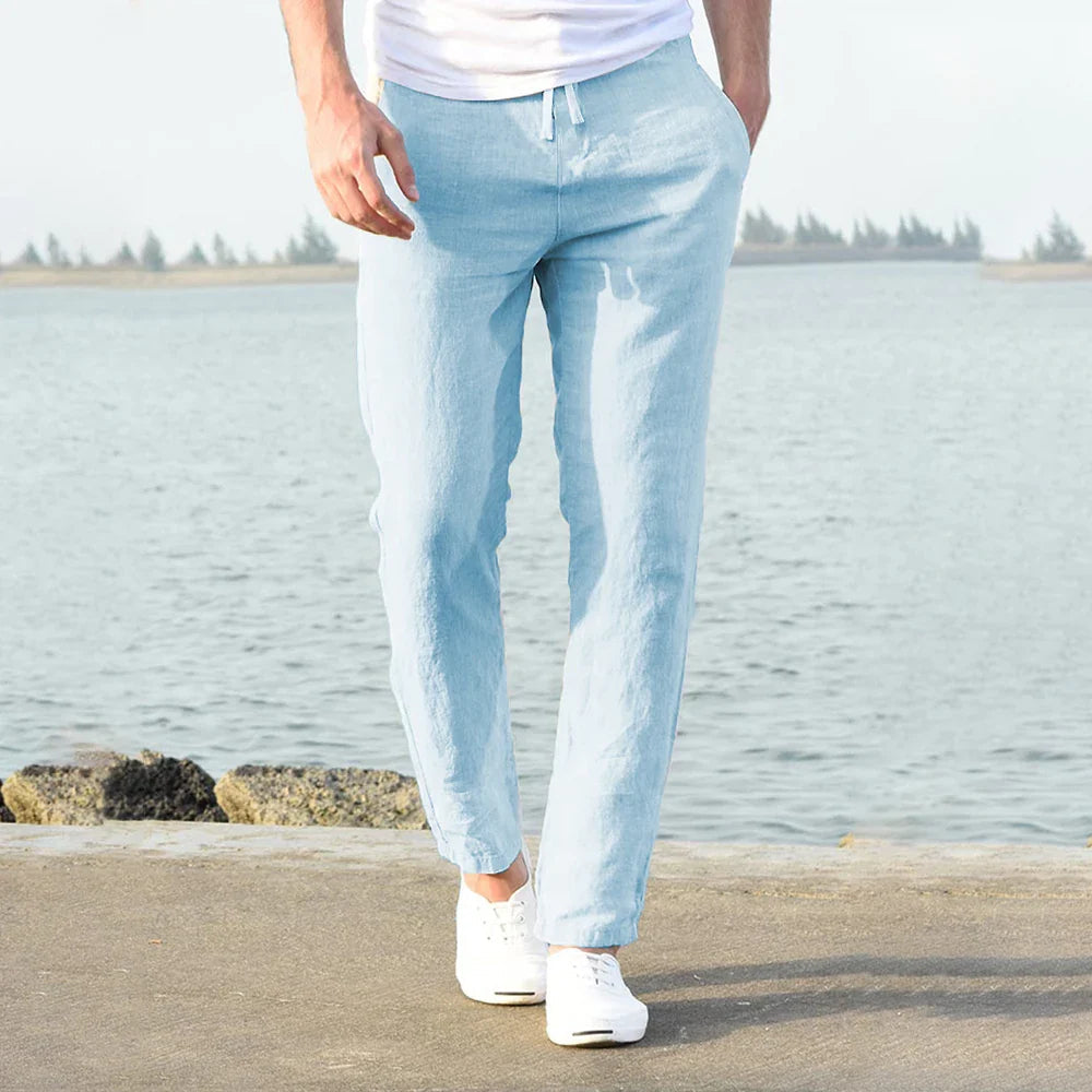 Blake | Men's Drawstring Straight Leg Casual Pants