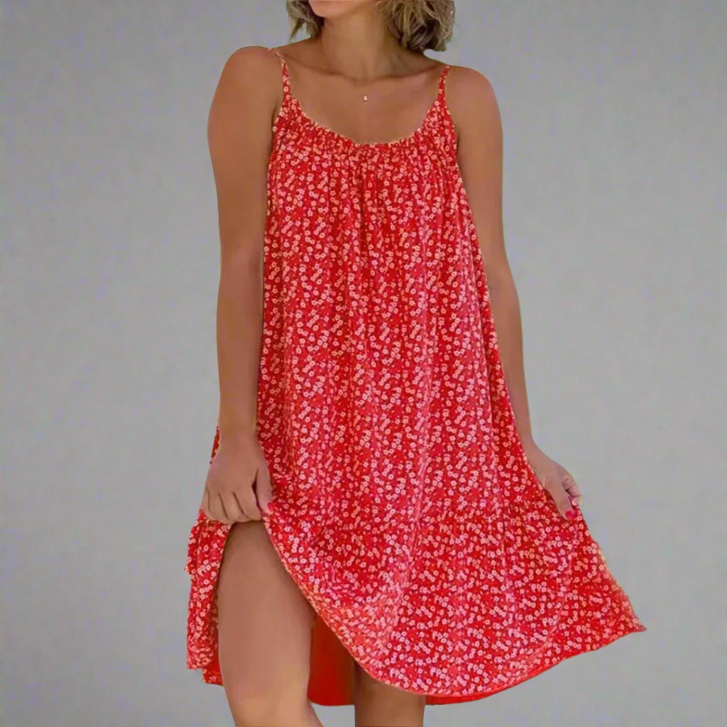 Carla | Women's Sleeveless Floral Mini Dress