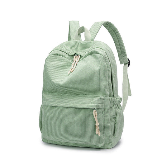Corduroy Fabric Backpack