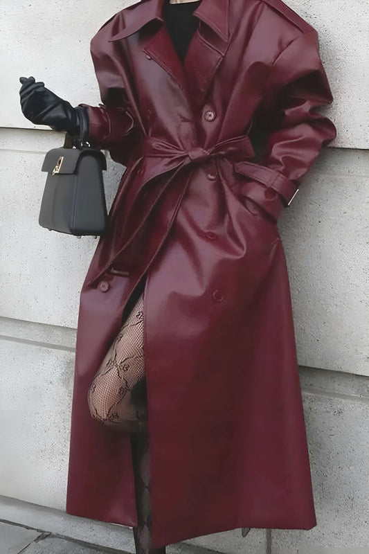 Diane | Women's Long Belted Trench Coat