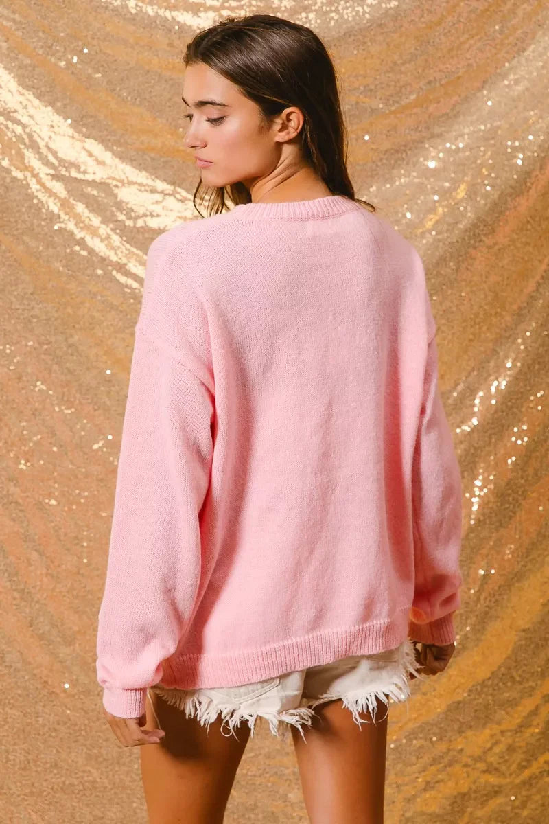 Donna | Women's Novelty Christmas Crew Neck Sweater