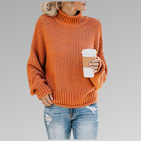 Gina | Women's Oversized Turtleneck Sweater