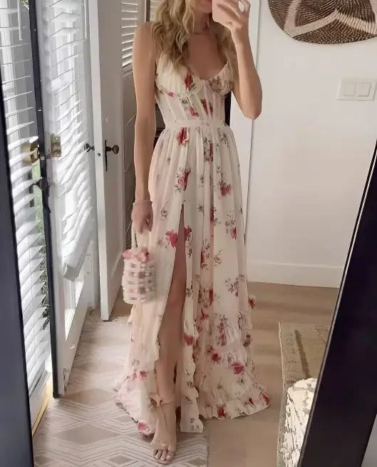 Gloria | Women's Spaghetti Strap Maxi Dress
