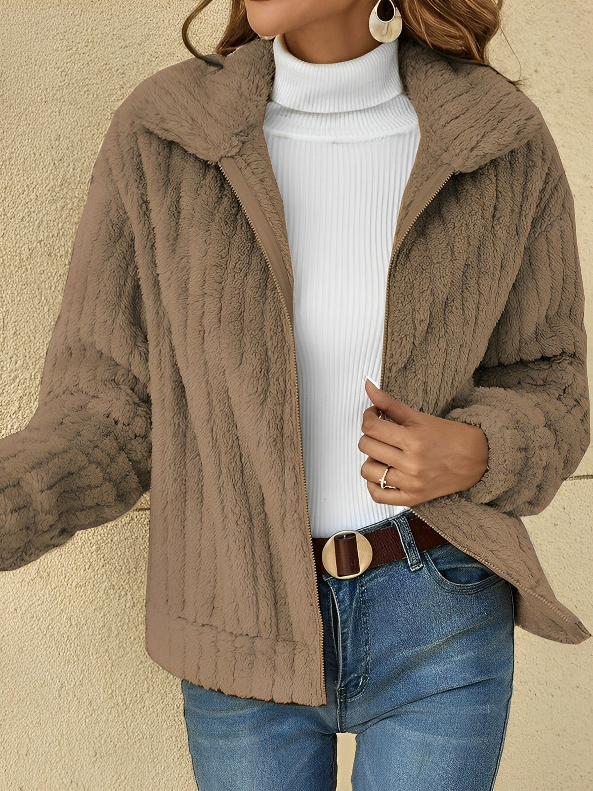 Gloria | Women's Zip-Up Relaxed Fit Jacket