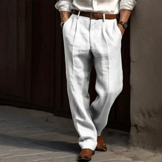 Jerry | Men's Pleated High-Waisted Pants