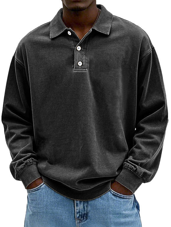 Jordan | Men's Long Sleeve Button-Down Polo Shirt
