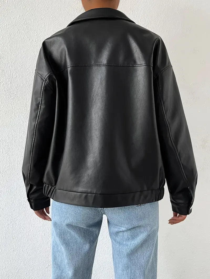 June | Women's Oversized Zip Up Jacket