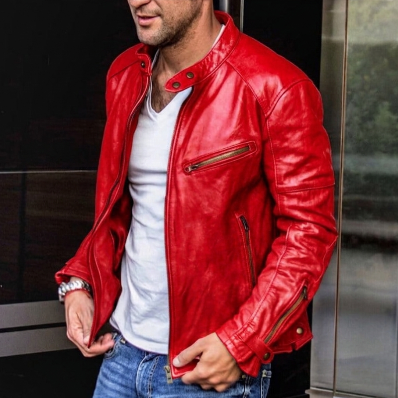 Kelvin | Men's Slim Fit Racer Jacket