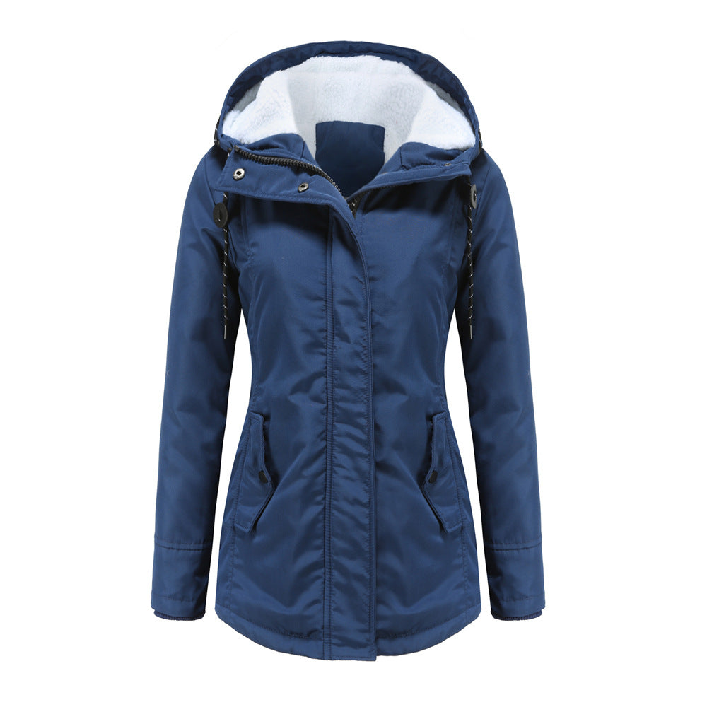 Lena | Women's Hooded Fleece Lined Jacket