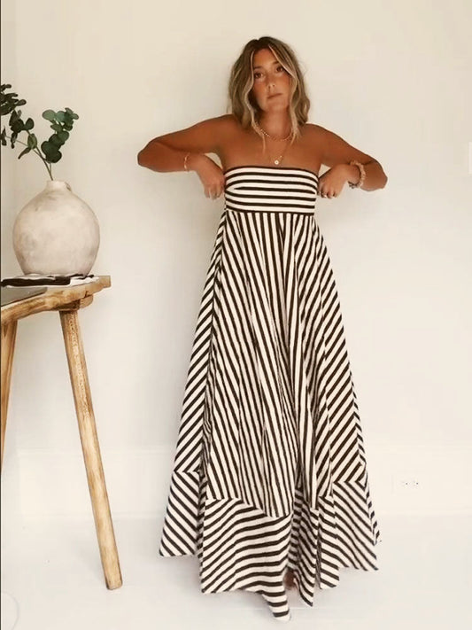 Lilly | Women's Strapless A-Line Maxi Dress
