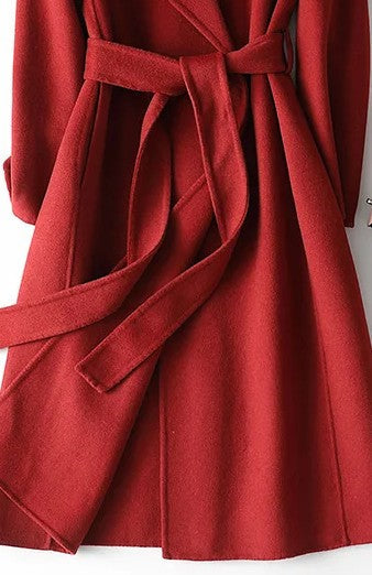 Lisa | Women's Belted Wrap Coat