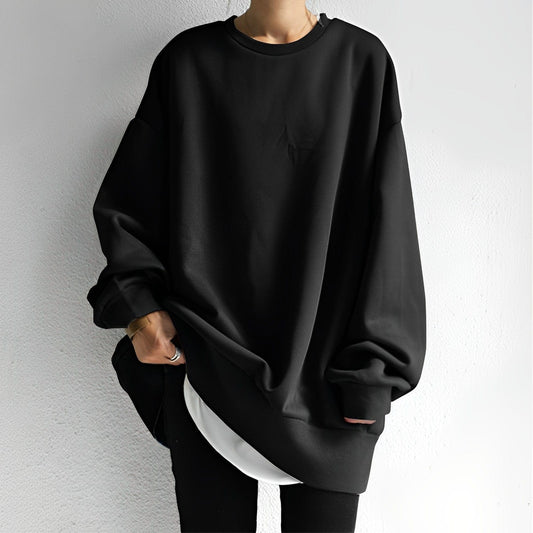 Maria | Women's Oversized Crewneck Pullover Sweater
