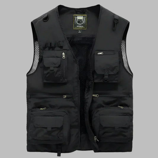 Men's Multi-Pocket Outdoor Explorer Vest - Functional & Durable