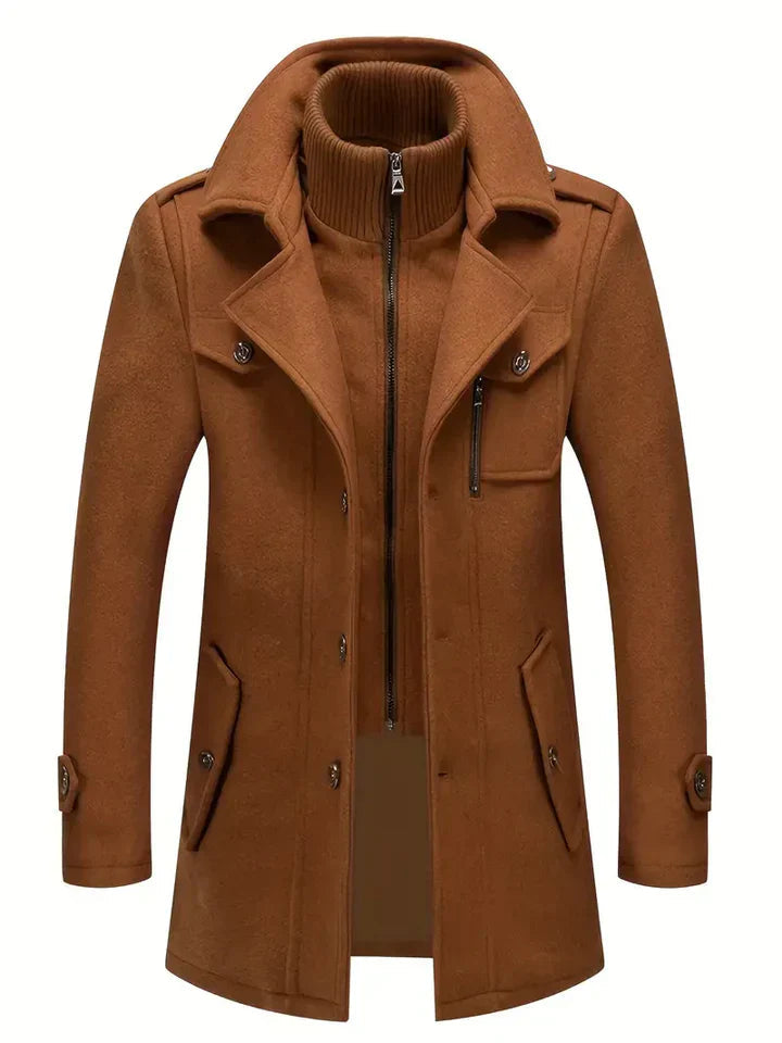 Nicholas | Men's Double Breasted Overcoat