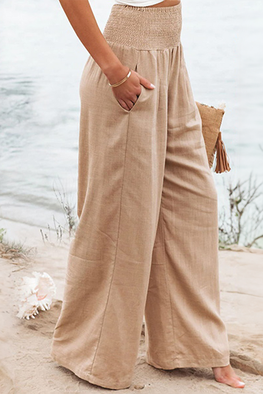 Nina | Women's High-Waisted Wide Leg Pants