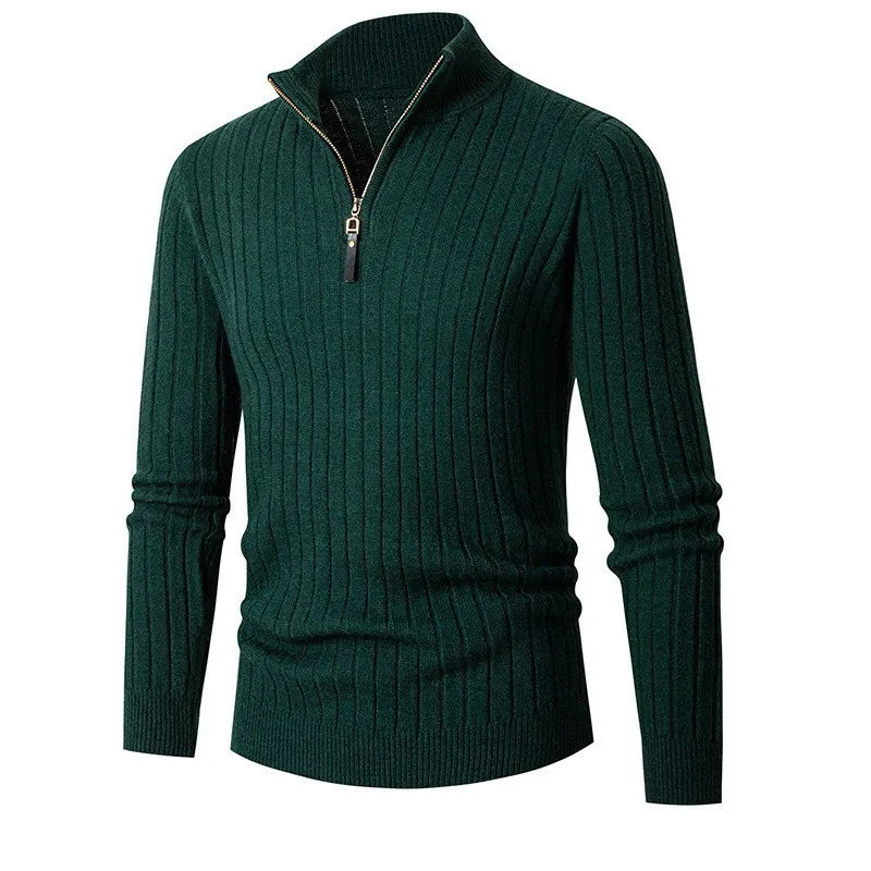 Oscar | Men's Half-Zip Ribbed Sweater