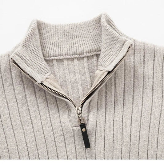 Oscar | Men's Half-Zip Ribbed Sweater