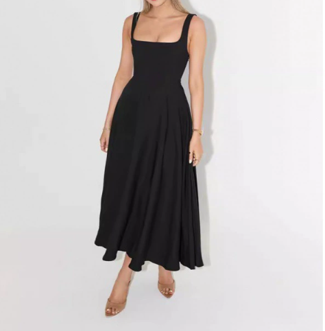 Reagan | Women's Sleeveless Fit and Flare Midi Dress