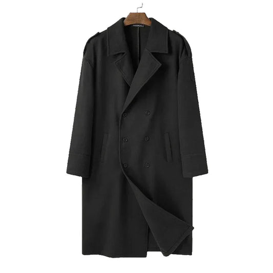 Remy | Men's Double-Breasted Long Coat