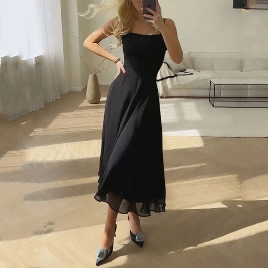 Sandra | Women's Sleeveless A-Line Midi Dress