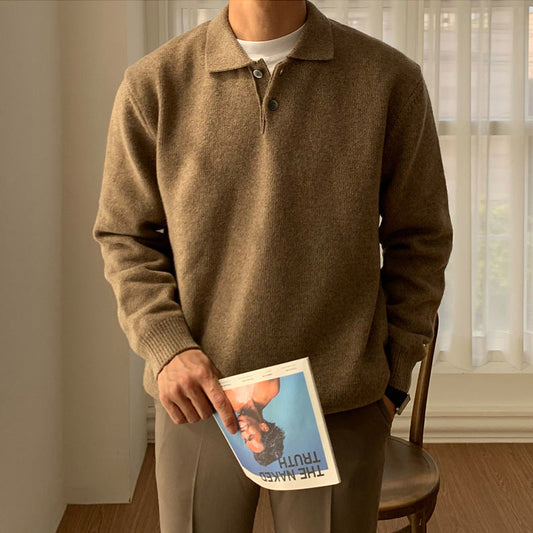 Simon | Men's Button Sweater