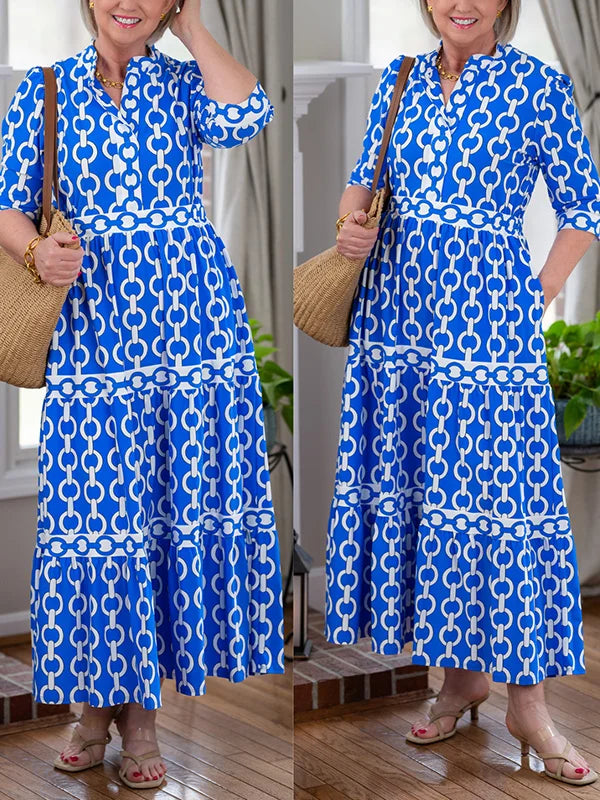 Sue | Women's Belted Maxi Shirt Dress