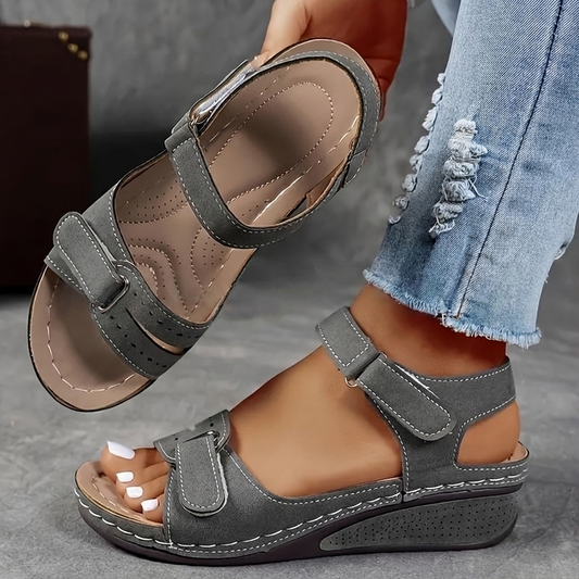 Thick-Sole Strap Sandals