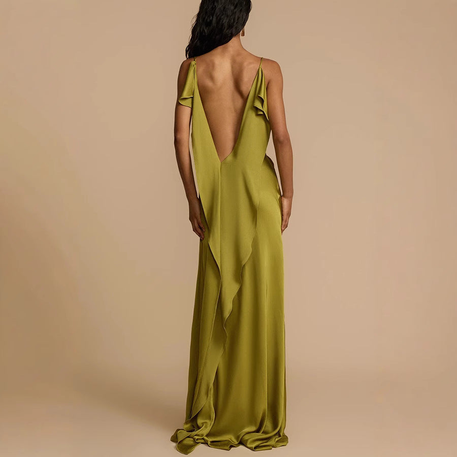Virginia | Women's Spaghetti Strap Maxi Dress