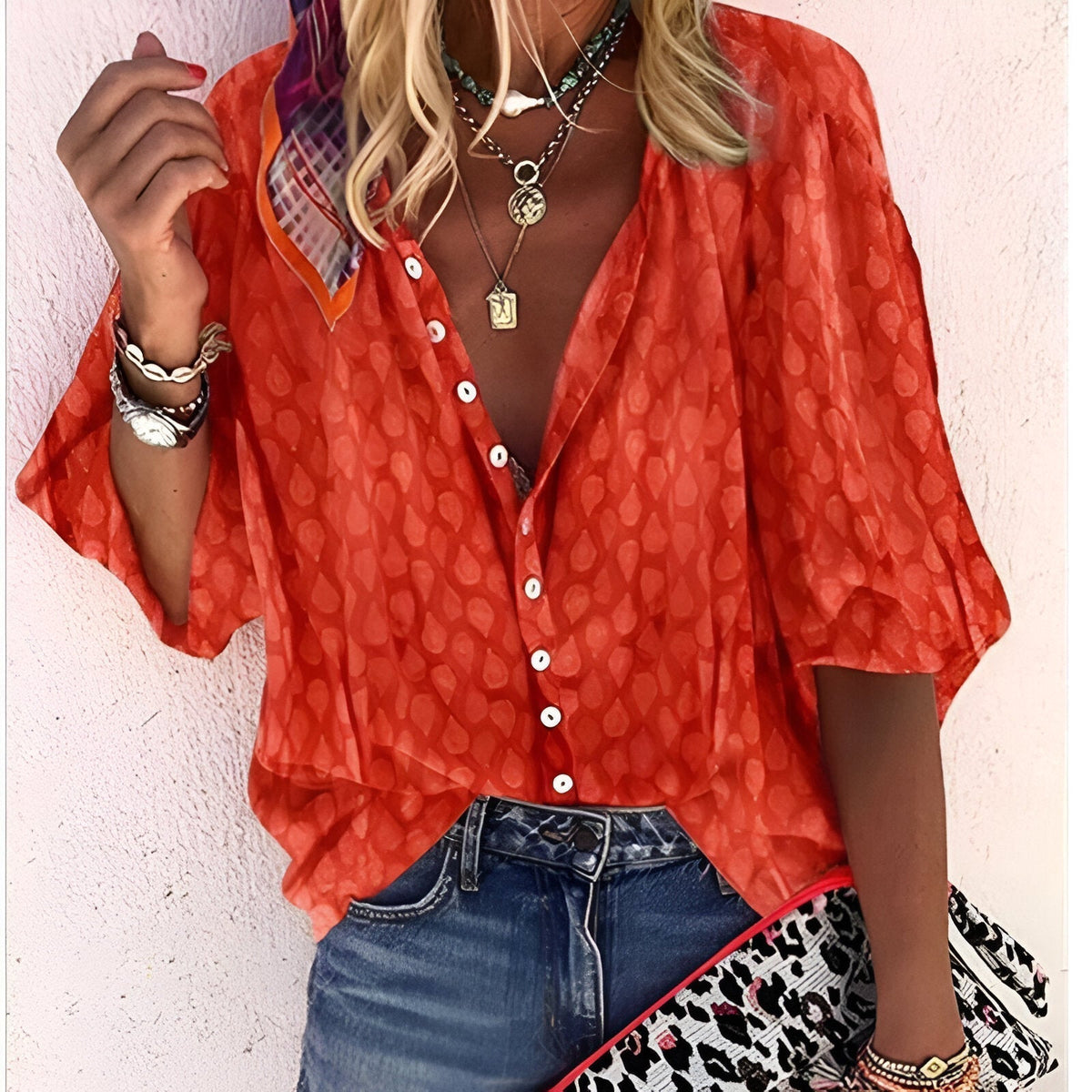 Women's Button-Up Blouse