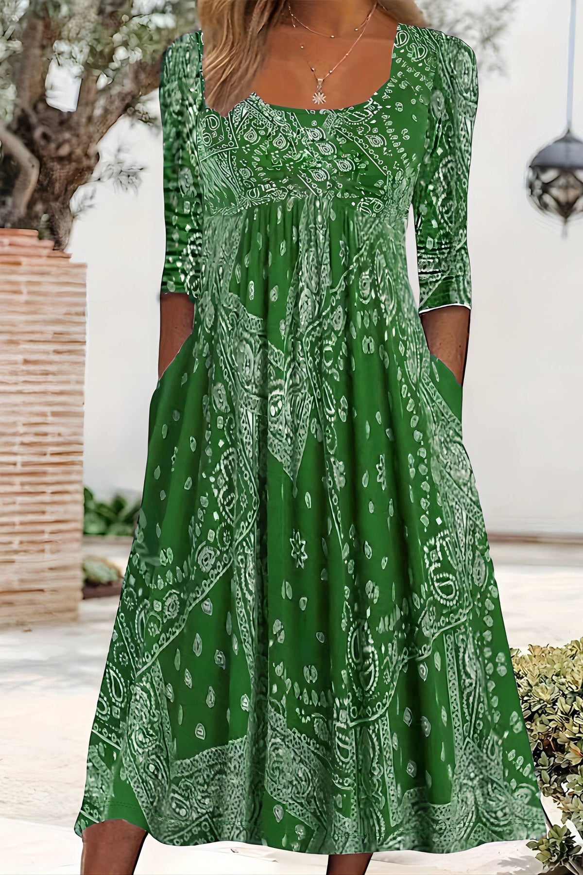 Women's Elegant Classic Midi Dress
