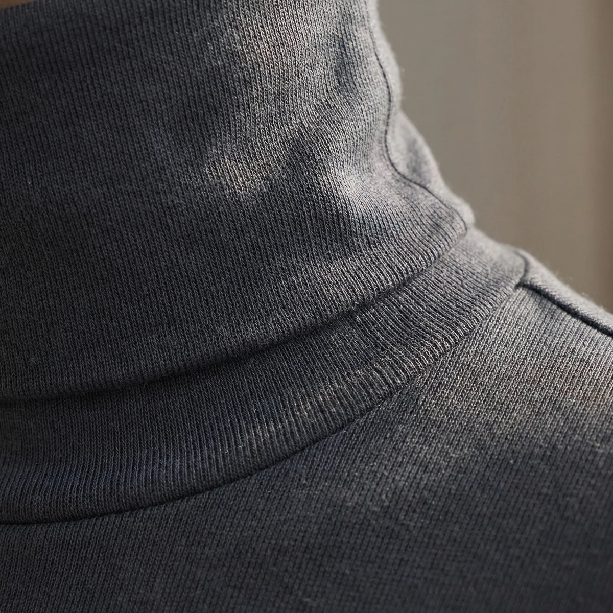 Women's Fitted Long-Sleeve Turtleneck Top