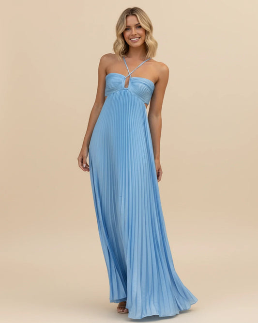 Women's Strappy A-Line Maxi Dress