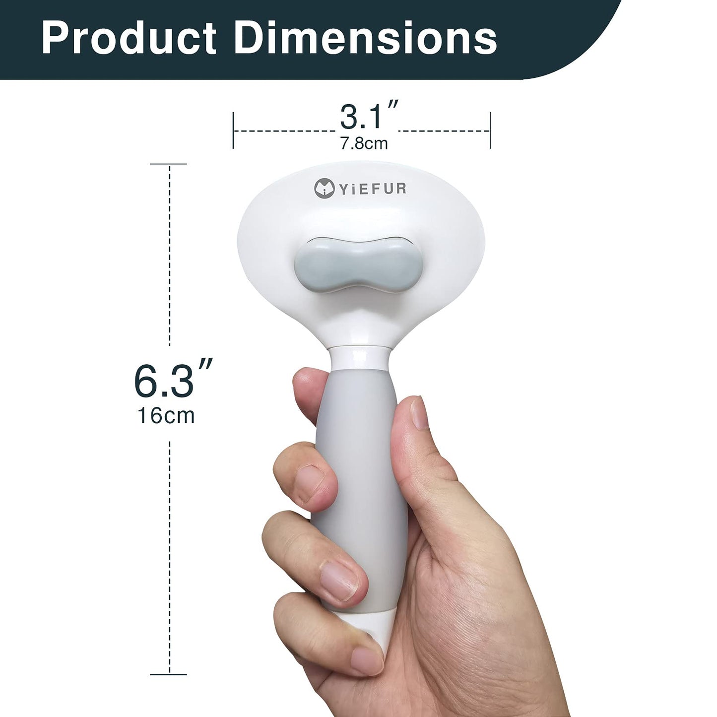 Soft Silicone Self-Cleaning Cat Shedding Brush