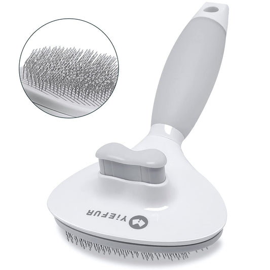 Soft Silicone Self-Cleaning Cat Shedding Brush
