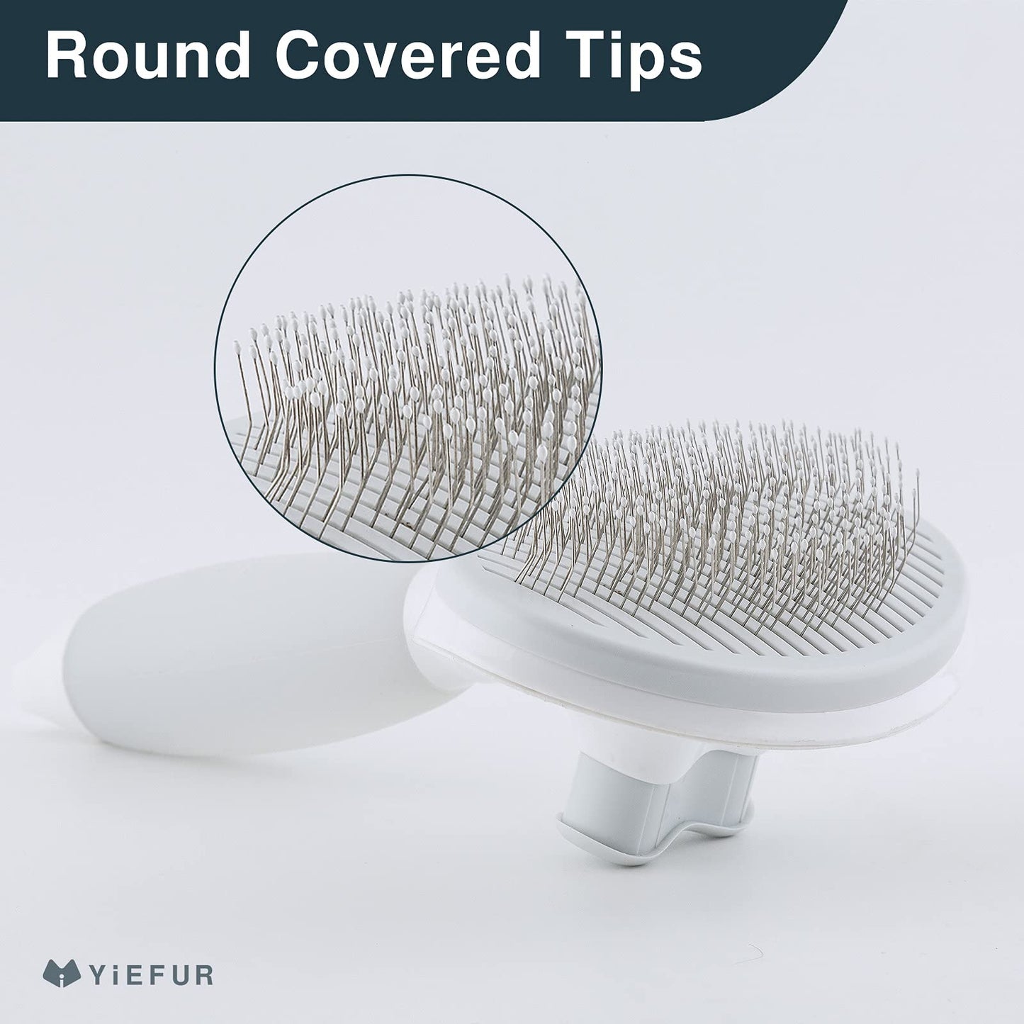 Soft Silicone Self-Cleaning Cat Shedding Brush