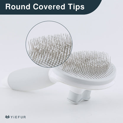 Soft Silicone Self-Cleaning Cat Shedding Brush