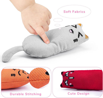 Legendog Catnip Mice — 5Pcs Bite-Resistant Cat Chew Toys