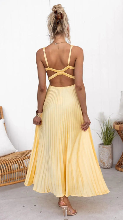 Abigail | Women's Sleeveless A-Line Maxi Dress