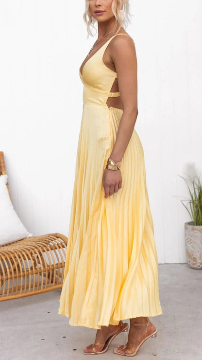 Abigail | Women's Sleeveless A-Line Maxi Dress