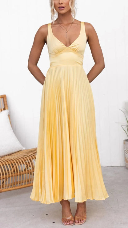 Abigail | Women's Sleeveless A-Line Maxi Dress