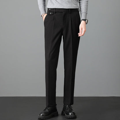 Alfred | Men's Pleated Straight Leg Dress Pants