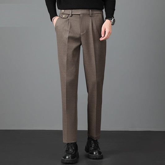 Alfred | Men's Pleated Straight Leg Dress Pants