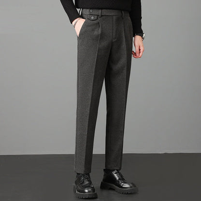 Alfred | Men's Pleated Straight Leg Dress Pants