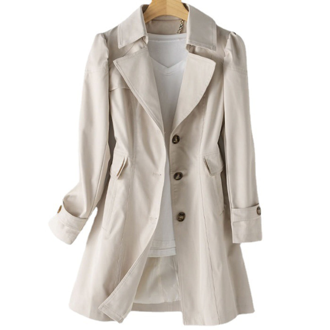 Alison | Women's Double-Breasted Long Trench Coat