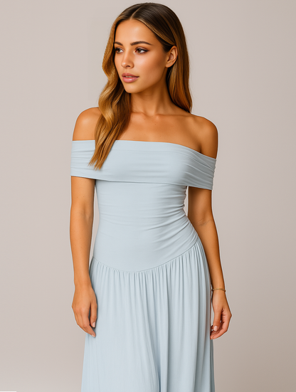 Amy | Women's Off-Shoulder Maxi Dress