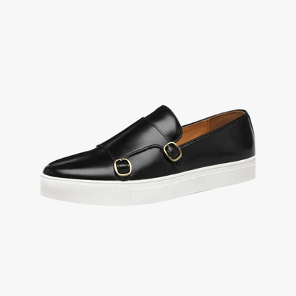 Andrew | Men's Double Monk Strap Slip-On Sneakers